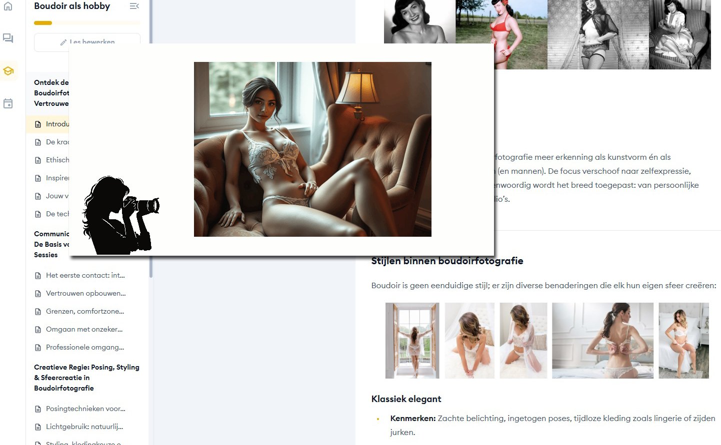 Wat je leert placeholder